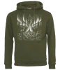 Bluza męska z kapturem VOYOVNIK "Fireside Escape (mono)" - olive