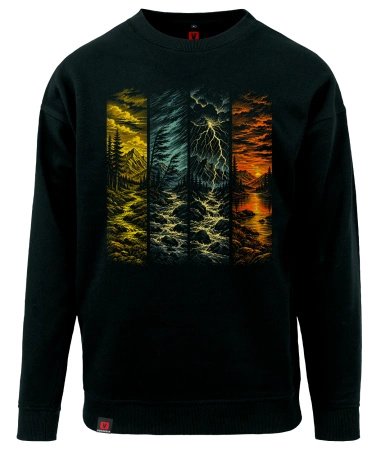 Bluza męska VOYOVNIK "Storm Front" - czarna