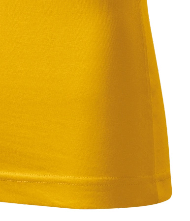 Koszulka damska standard VOYOVNIK "Trek More, Stress Less (V2)" - żółta