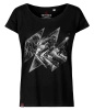 Koszulka damska oversize VOYOVNIK "Edge Rush (mono)" - czarna