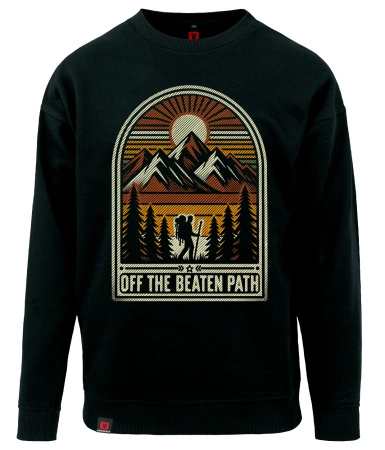 Bluza męska VOYOVNIK "Off The Beaten Path (V2)" - czarna