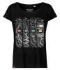Koszulka damska oversize VOYOVNIK "Trail Chapters (mono)" - czarna