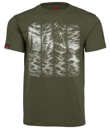 Koszulka męska VOYOVNIK "Storm Front (mono)" - olive