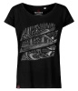 Koszulka damska oversize VOYOVNIK "MTB Flow (mono)" - czarna