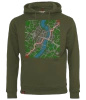 Bluza męska z kapturem VOYOVNIK "Urban Wayfinder (mono)" - olive