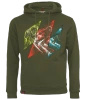 Bluza męska z kapturem VOYOVNIK "Edge Rush" - olive